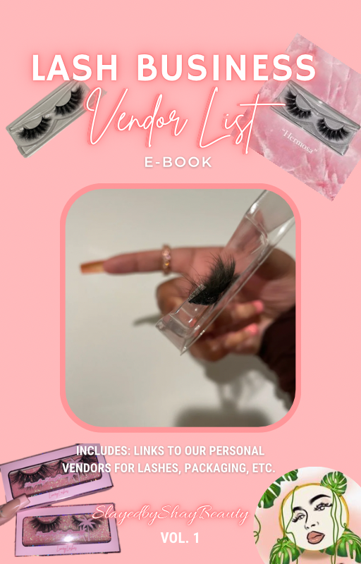 Lash Business Vendor list