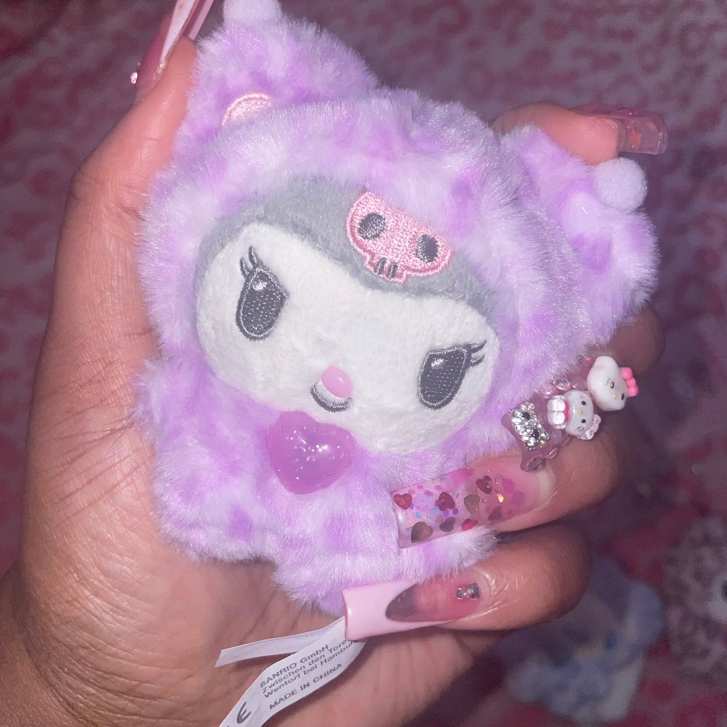 Hello Kitty Leopard Print Keychain
