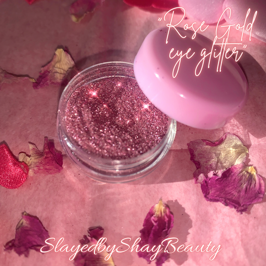Rose Gold Eye Glitter ✨