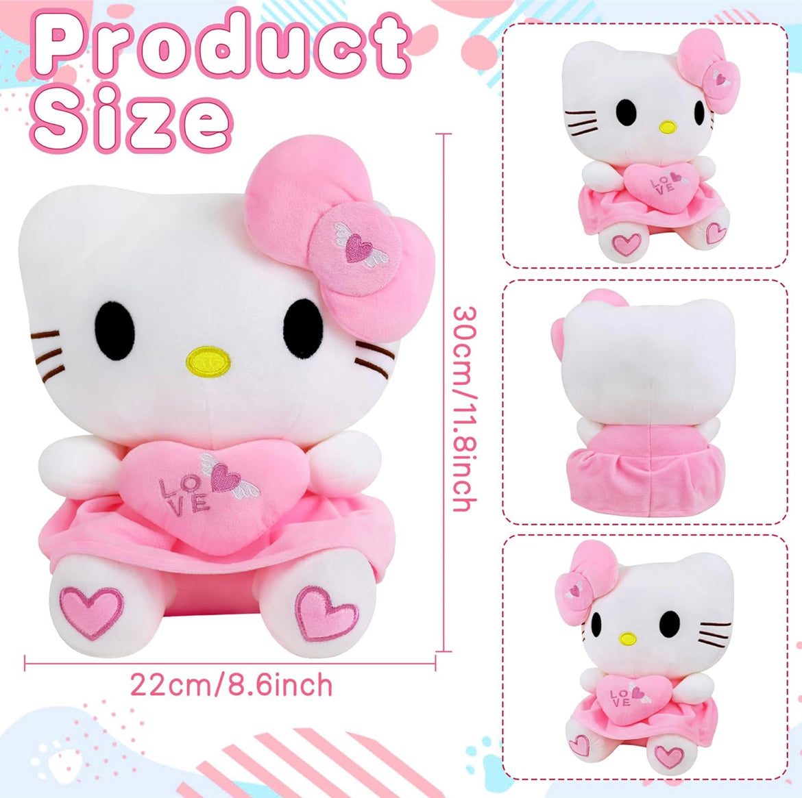 Hello Kitty Love Plushie