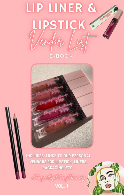 Lip liner & Lipstick Vendor List